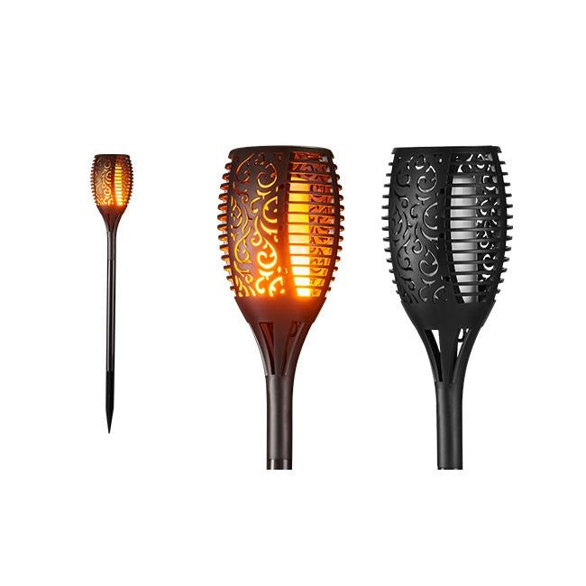 Solar tuinfakkel - 12 LED - 6 Watt - Flame effect - Met schemersensor Solar tuinfakkel - 12 LED - 6 Watt - Flame effect - Met schemersensor